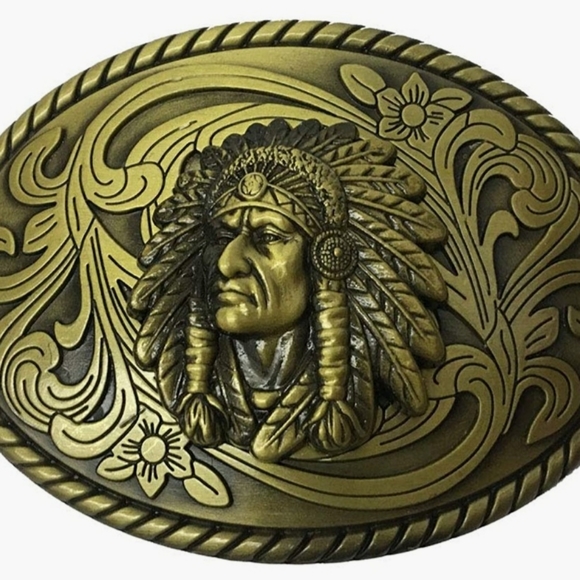Native American belt buckle - Picture 4 of 4